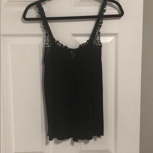 Black Sparkle & Fade Tank